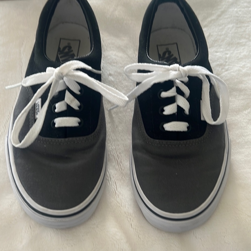 Gray & Black Vans